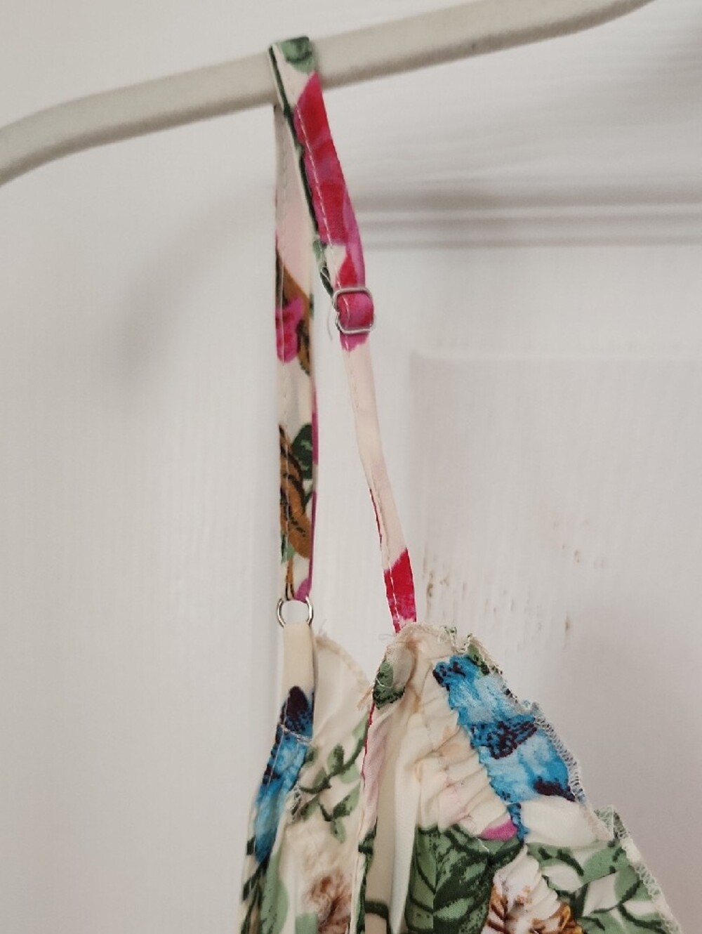 Floral Cream Maxi Dress - Picture 3 of 6